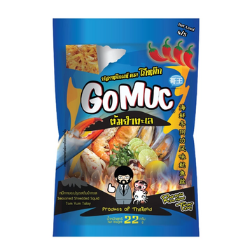 Seasoned Shredded Squid Tom Yum Talay 22g | หมึกหยองปรุงรสต้มยำทะเล 22g