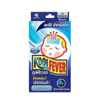 แผ่นเจลลดไข้สำหรับเด็ก แบบกล่อง 100g ( 6 แผ่น )