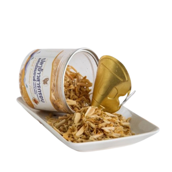 Crispy Tiny Anchovy with Almond 140g | ปลาข้าวสารอัลมอนด์ 140g