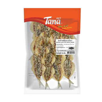 Seasoned Yellow Stripe Trevally (Sesame) 150g | ปลาข้างเหลืองหวานโรยงา 150g