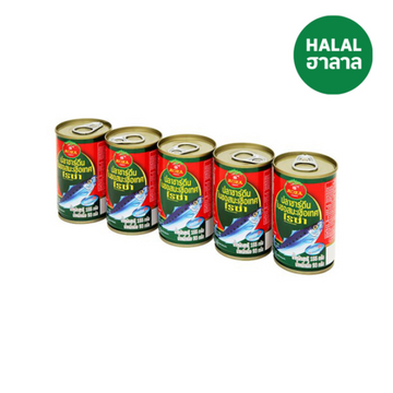 Sardine in Tomato Sauce 155g ( Pack 5 ) | ปลาซาร์ดีนในซอสมะเขือเทศ 155 ( แพ็ค 5 )