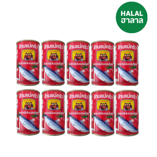 Sardine in Tomato Sauce 155g ( Pack 10 ) | ปลาซาร์ดีนฝาช้อนงัด 155g ( แพ็ค 10 )
