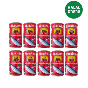 Sardine in Tomato Sauce 155g ( Pack 10 ) | ปลาซาร์ดีนฝาช้อนงัด 155g ( แพ็ค 10 )