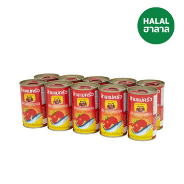 Mackerel in Tomato Sauce 155g ( Pack 10 ) | แมคเคอเรล ซอสมะเขือฝาดึง 155g ( แพ็ค 10 )