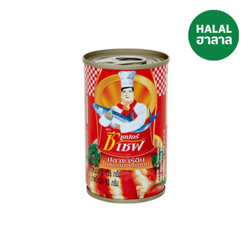Sardines in Tomato Sauce 155g | ซาร์ดีนในซอสมะเขือเทศ 155g
