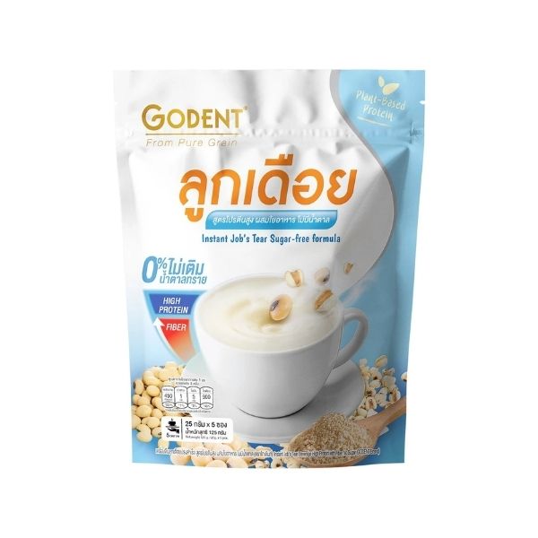 Ready-to-drink Job's Tears Beverage, Protein Formula, 125g เครื่องดื่มลูกเดือยปรุงสำเร็จ สูตรโปรตีน 125g