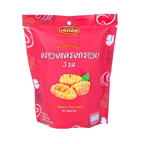 Crunchy Klongkrang 3 Flavors 70g ครองแครงกรอบ 3 รส 70g