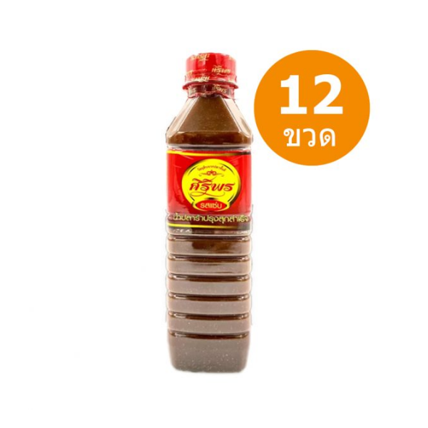 น้ำปลาร้าต้มสุกปรุงรส 400ml (ยกโหล12ขวด)