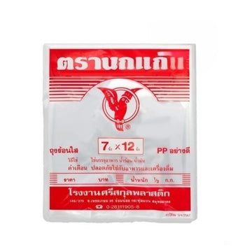 ถุงพลาสติก ร้อนใส 7*12 นิ้ว 500g