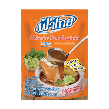 น้ำก๋วยเตี๋ยวกึ่งสำเร็จรูปเข้มข้น รสไก่มะระ 350g