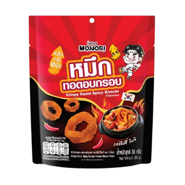 Crispy Squid Spicy Kimchi Flavour 30g | หมึกทอดอบกรอบ รสสไปซี่กิมจิ 30g
