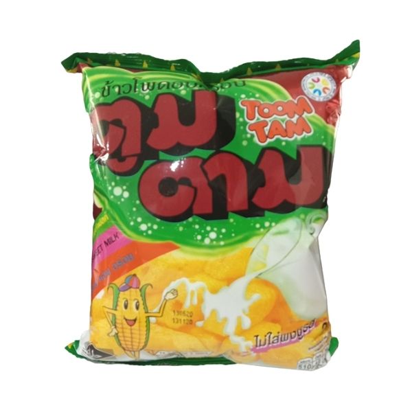 Sweet Corn Milk Flavored Crispy Corn 91g ข้าวโพดอบกรอบ รส คอร์นสวีทมิลค์ 91g