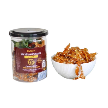 Crispy Fish Sweet Sour and Salty Flavor 100g | ปลาซิวแก้วอบกรอบ สามรส สมุนไพร 100g