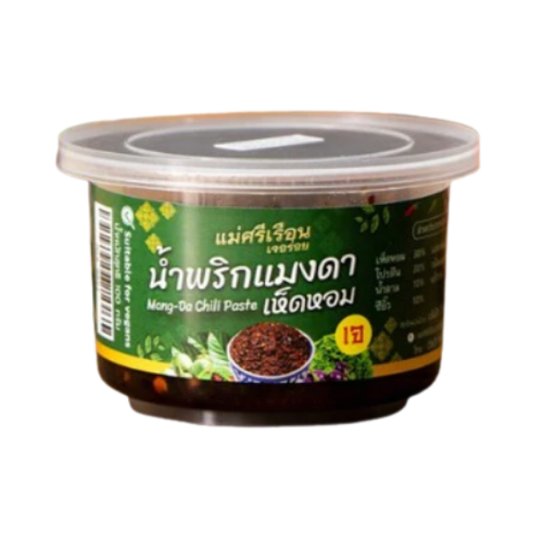 น้ำพริกแมงดาเห็ดหอม 100g