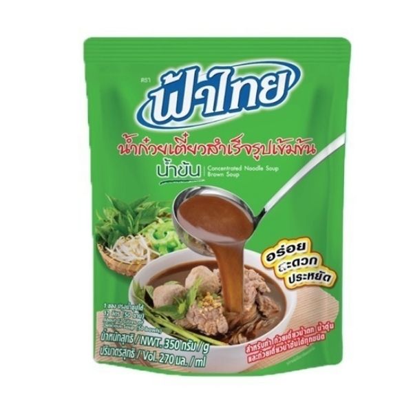 น้ำก๋วยเตี๋ยวสำเร็จรูปเข้มข้น น้ำข้น 350g