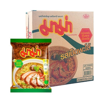 บะหมี่กึ่งสำเร็จรูป รสเป็ดพะโล้ ( 55g x กล่อง 30 ซอง )