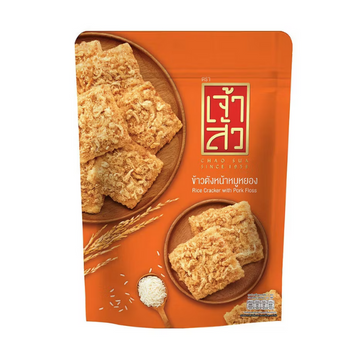 Rice Cracker with Pork Floos 80g | ข้าวตังหน้าหมูหยอง 80g