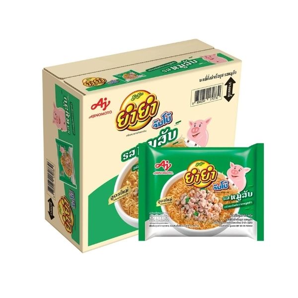 บะหมี่กึ่งสำเร็จรูป รสหมูสับ 63g ( แพค 30 ซอง )