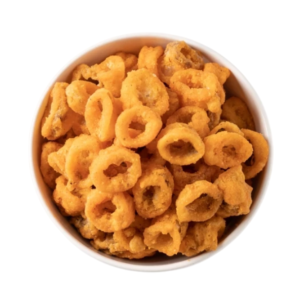 Crispy Squid Hot & Spicy Flavour 30g | หมึกทอดอบกรอบ รสฮอทแอนด์สไปซี่  30g