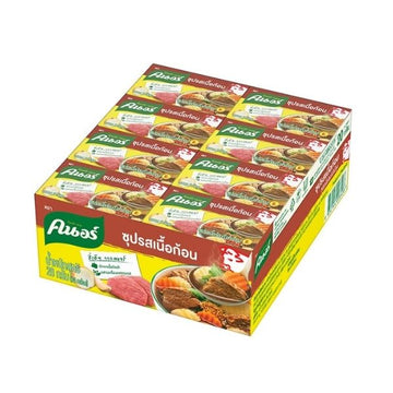 Beef Flavor Soup Cubes (20g x 24 boxes) ซุปรสเนื้อก้อน ( 20g x 24 กล่อง )