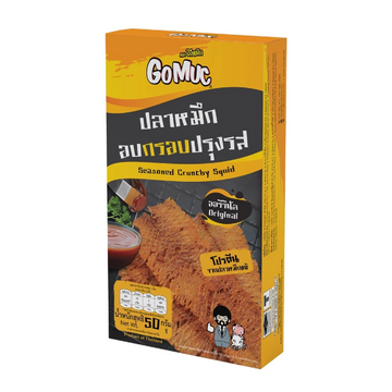 Seasoned Crunchy Squid 50g | หมึกอบกรอบปรุงรส 50g