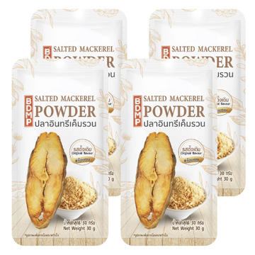 Salted Mackerel Powder 30g ( Pack 4 ) | ปลาอินทรีเค็มรวน 30g ( แพ็ค 4 )